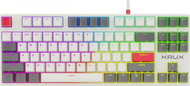 Tastierë Krux Atax PRO, RGB, Gateron Yellow (KRX0110), e bardhë