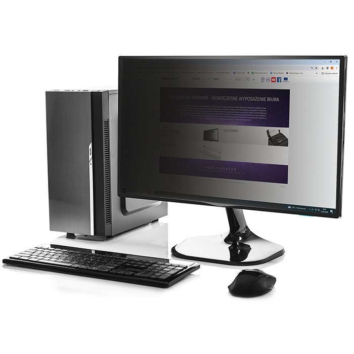 Filtër privatësie për monitor Qoltec 51064, 27", 16:9, i zi