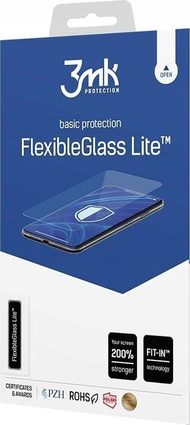 Stakllë mbrojtëse 3MK FlexibleGlass Lite për Apple iPhone 16 Plus, 2.5D, transparente