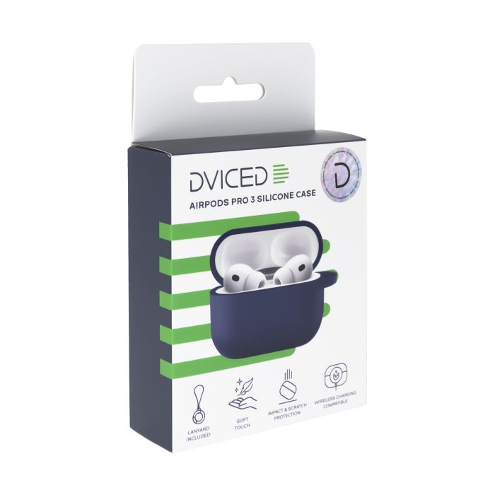 Mbrojtëse silikoni Dviced për kuti Airpods 3, e kaltër