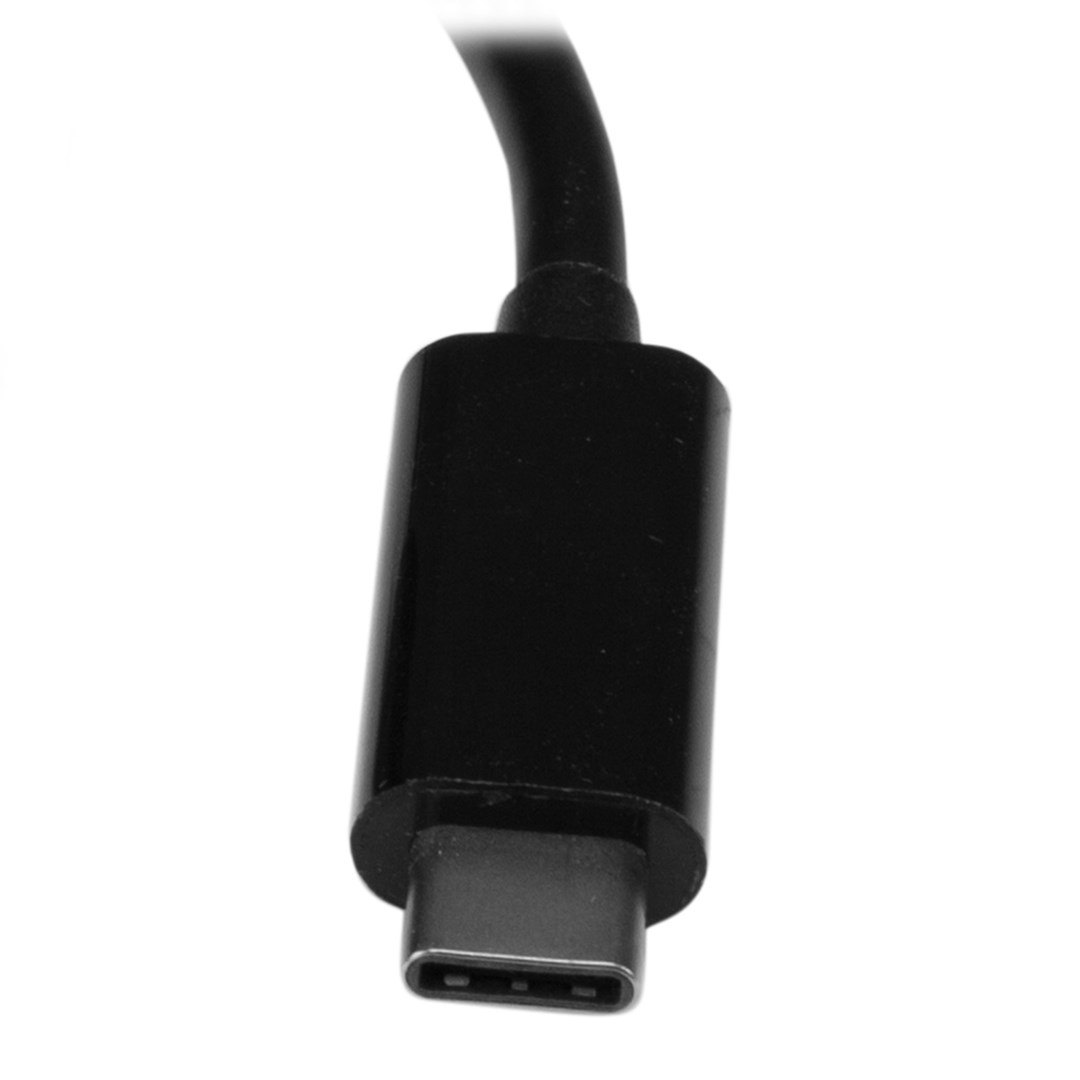Përshtatës Startech, USB-C në Ethernet StarTech.com, 3 porta USB 3.0, Power Delivery, i zi