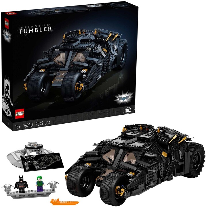 Set lodër LEGO® DC Comics Super Heroes 76240 Batmobil Tumbler, 2,049 pjesë