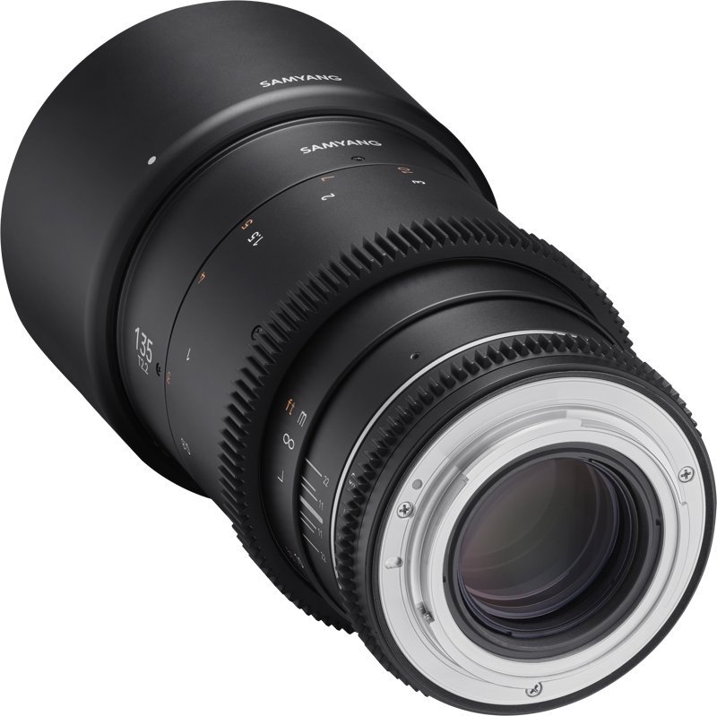 Lentë kine Samyang VDSLR 135mm T2.2 MK2, full frame, Canon RF, e zezë