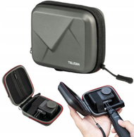 Kuti mbrojtëse për kamerë Telesin, GoPro Hero 13 / 12 / Action 5 Pro / Insta360 / S6-prc-07, e hirtë