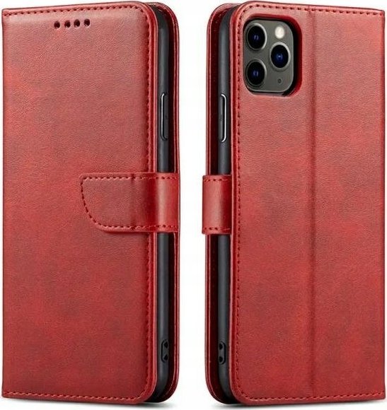 Калфa портфел MARV за Oppo A79 5G, тип bookcase, црвен
