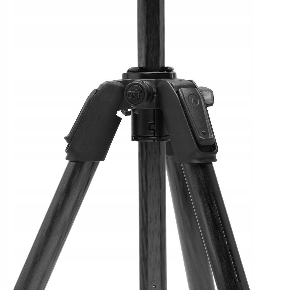 Stativ fotografik Manfrotto 055 CF Kit, fibër karboni, kokë XPRO Ball Head, i zi