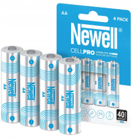 Bateri alkaline Newell CellPro AA, 1.5V, 4 copë