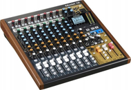 Аудио миксер Tascam Model 12, 10 канали, снимач 12 патеки, црн со дрво