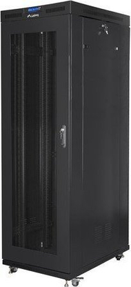 Kabinet rack në këmbë Linkom 19", 42U, 800x1200 mm, i zi