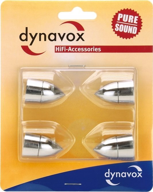 Kunjat Dynavox për altoparlantë, set 4 copë, metalike