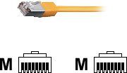 Kabllo rrjeti Equip Patchcord, S / FTP, Cat6, PIMF, 10 m, (605566), e verdhë