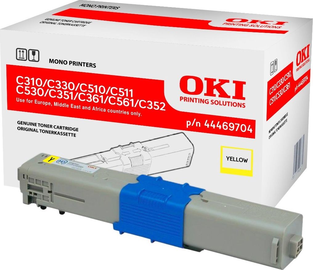 Toner i ngjyrës së verdhë OKI 44469704
