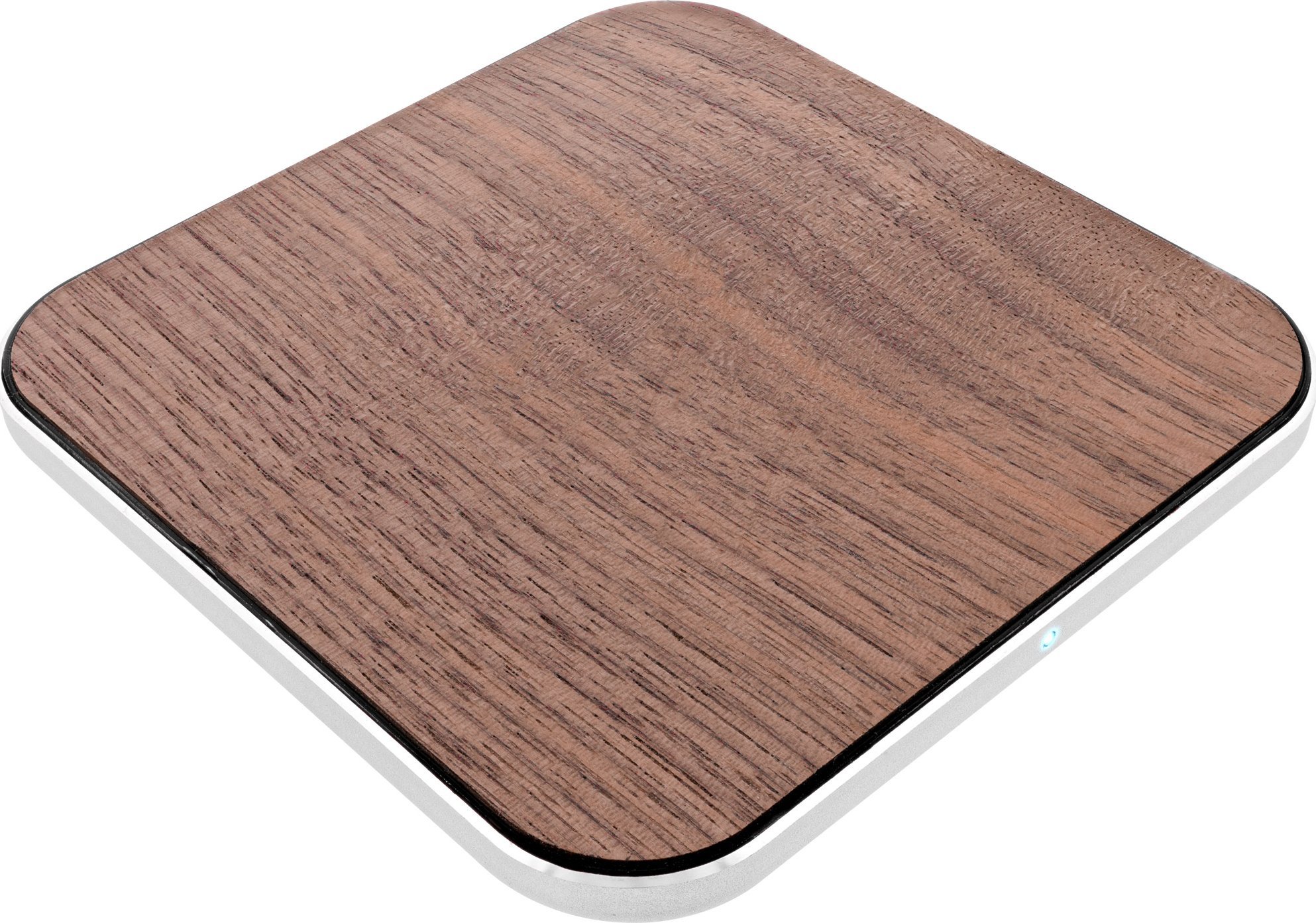 Karikues inalámbrik InLine Qi Woodcharge, Fast Charge 15W, USB C, ngjyrë druri