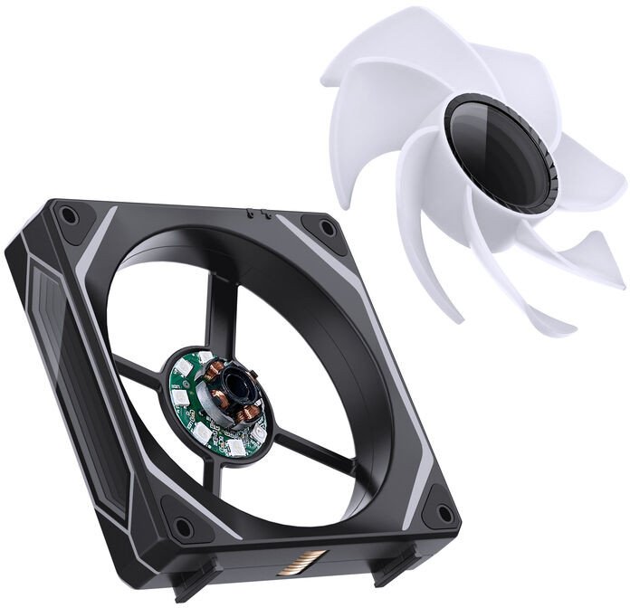 Ventilator PC Jonsbo ZL-120BR, 120mm, PWM ARGB, set 3 copë, i zi