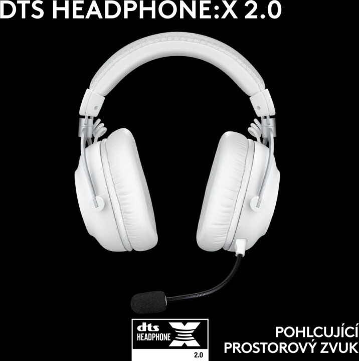 Kufje Logitech G PRO X 2 LIGHTSPEED, të bardha