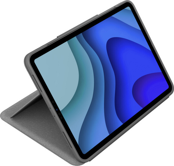 [OUTLET] Mbrojtëse Logitech Folio Touch me tastierë për Apple iPad Pro 11 " (gjenerata 1,2,3), UK, e hirtë