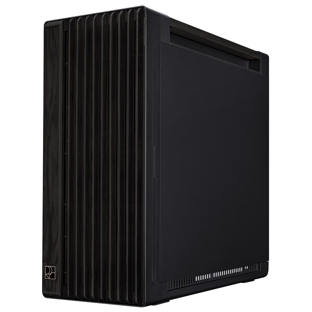 Kuti PC ASUS ProArt PA602 Wood Edition, mid tower, panel metalik, e zezë