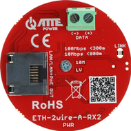 Set konvertuesish UTP në 2-WIRE Atte ETH-2WIRE-A-SET2, LAN, PoE