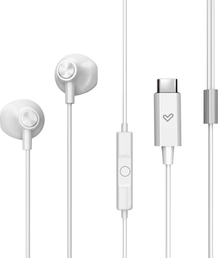 Kufje in ear Easypods Type C Snow, USB C, me kabllo, të bardha