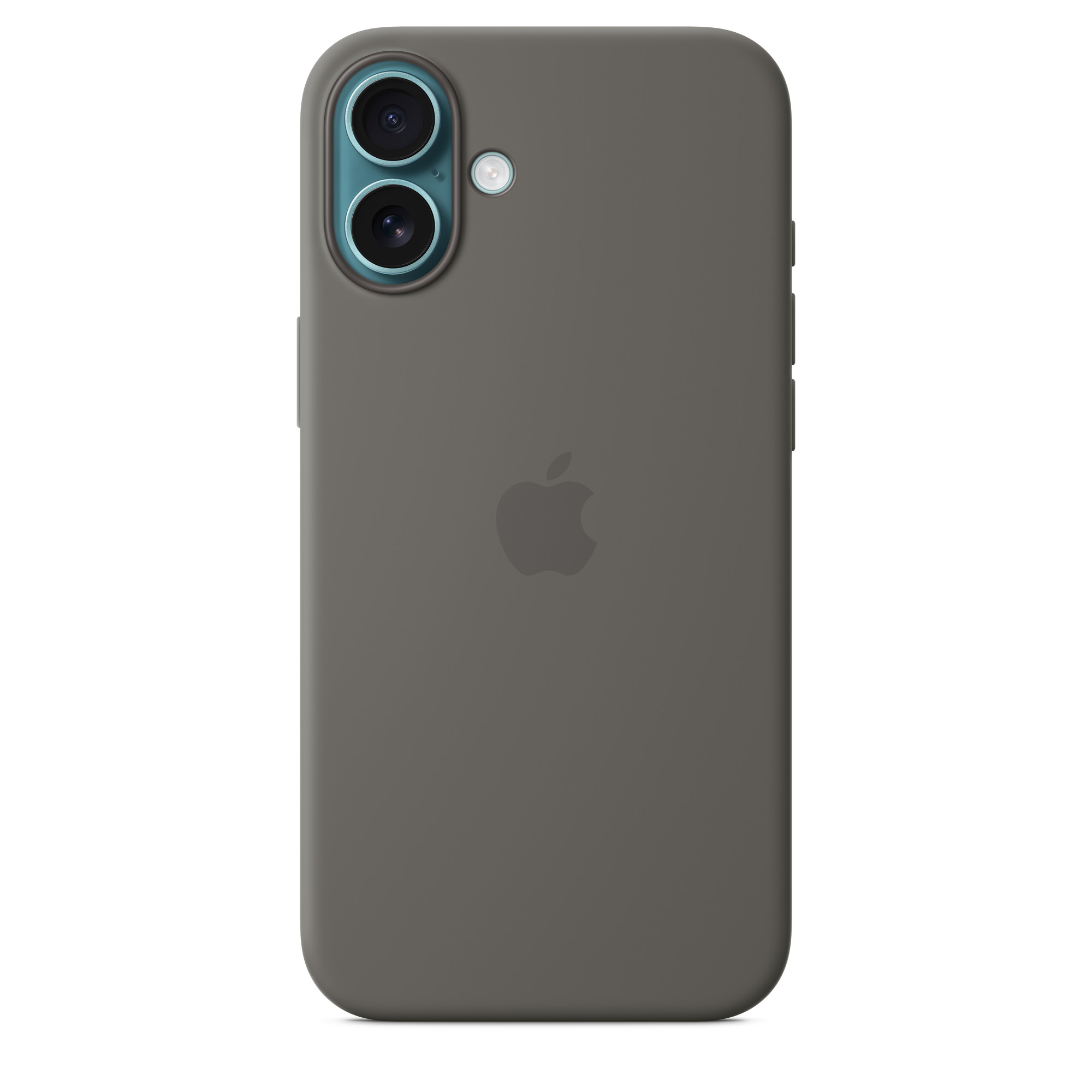 Apple iPhone 16 Plus Silicone Case with MagSafe, Stone Gray