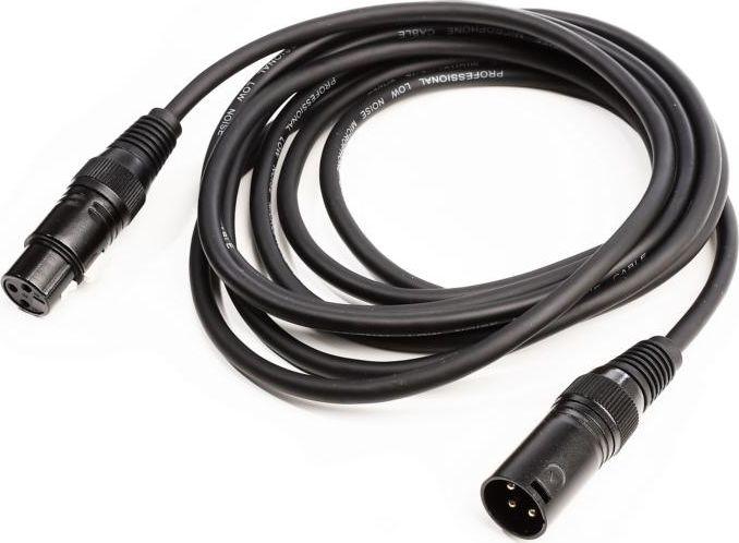 Kabllo Monkey Banana XLR - XLR, 3m, e zezë