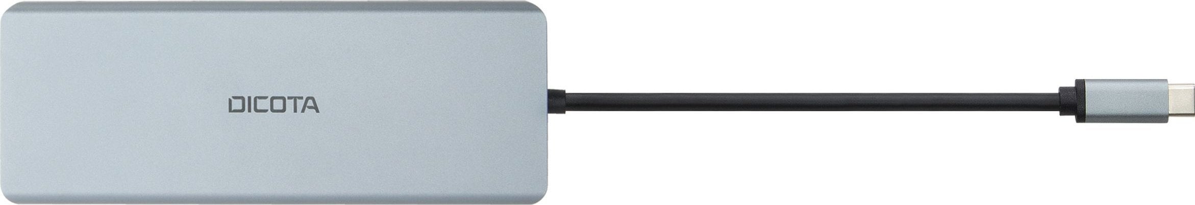 Hub USB C DICOTA D32065, USB 3.2 Gen 1, 100W PD, argjendtë