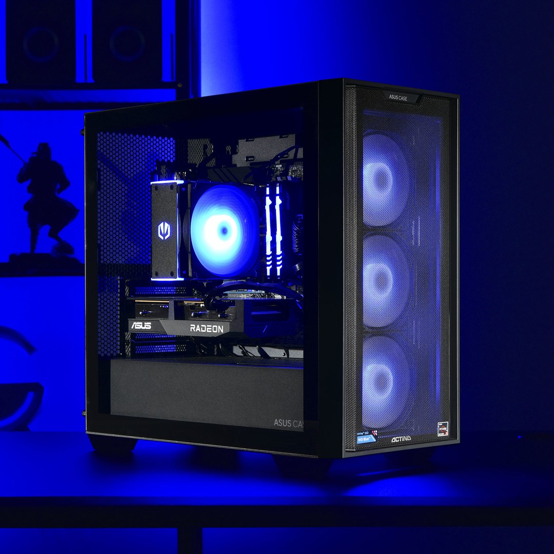 Kompjuter Actina, AMD Ryzen 5 5600, 16GB RAM, 1TB SSD, AMD Radeon RX 7600, i zi