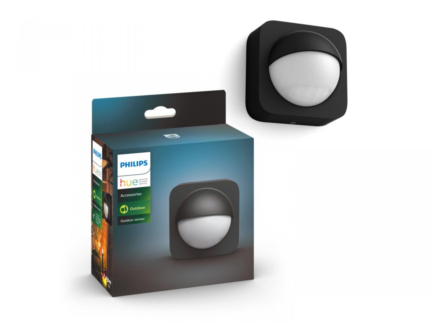 Senzor i jashtëm lëvizjeje Philips Hue Outdoor, pa tela, me bateri, i bardhë