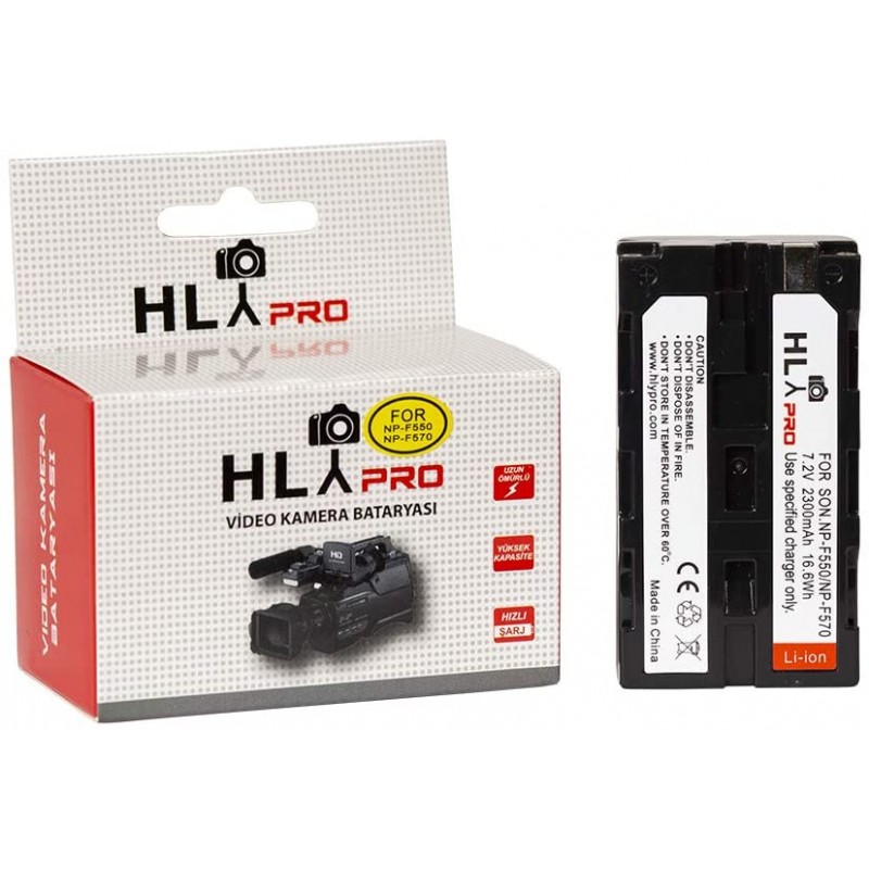 Bateri HLYpro NP-F550/570 për Sony