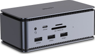 Docking station Lindy DST-PRO Thunderbolt 4, USB4, 100W, anthracite