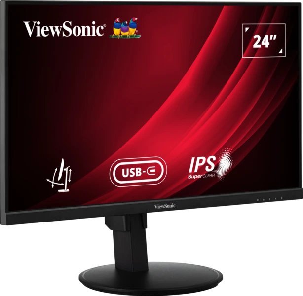 Монитор Viewsonic VG Series VG2409-MHDU-2, 23.8\", Full HD, црн