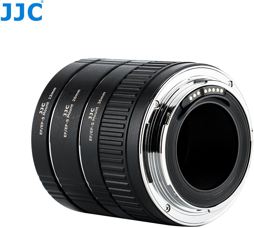 Set unaza makro JJC, 12mm 20mm 36mm, për Canon EOS, metalike