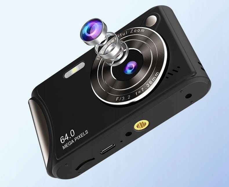 Kamerë digjitale Xrec Q18, 64MP, video 4K 30fps, e zezë