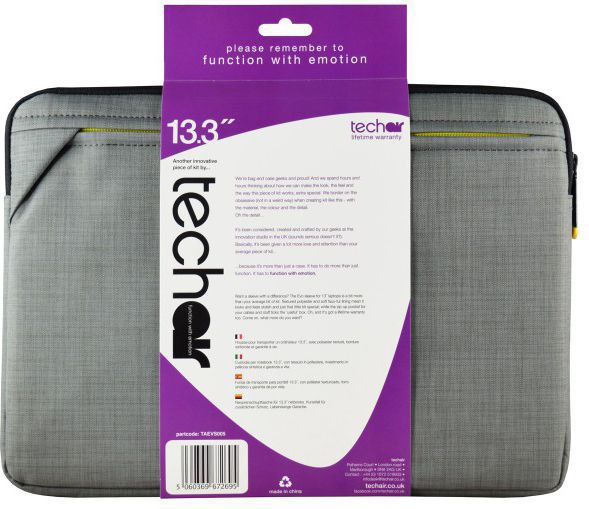 Çantë laptopi TechAir, 13.3", gri