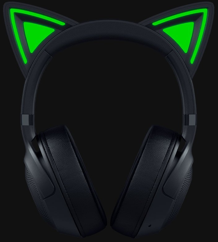 Kufje wireless Razer Kraken Kitty V2 BT, Bluetooth 5.2, draiverë 40mm, të zeza