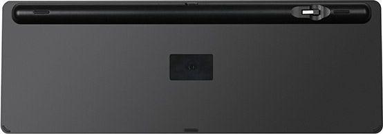 Tastierë Powerton SolarSlim, wireless, US, e zezë