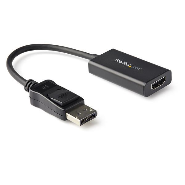 Përshtatës Startech, DisplayPort në HDMI, 4K 60Hz, HDR, i zi