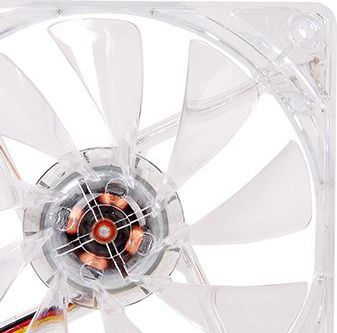 Ftohës Thermaltake Pure LED, 120 mm, i kuq