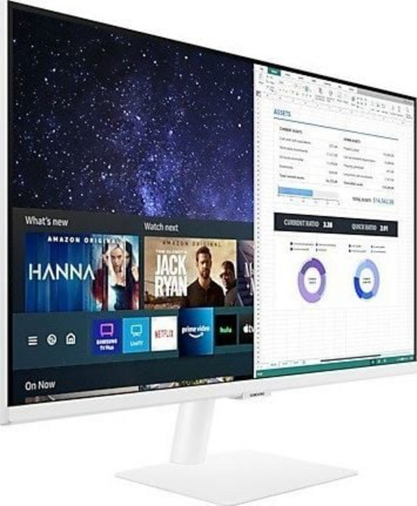 Monitor Samsung Smart M50A, 27'', Full HD, i bardhë