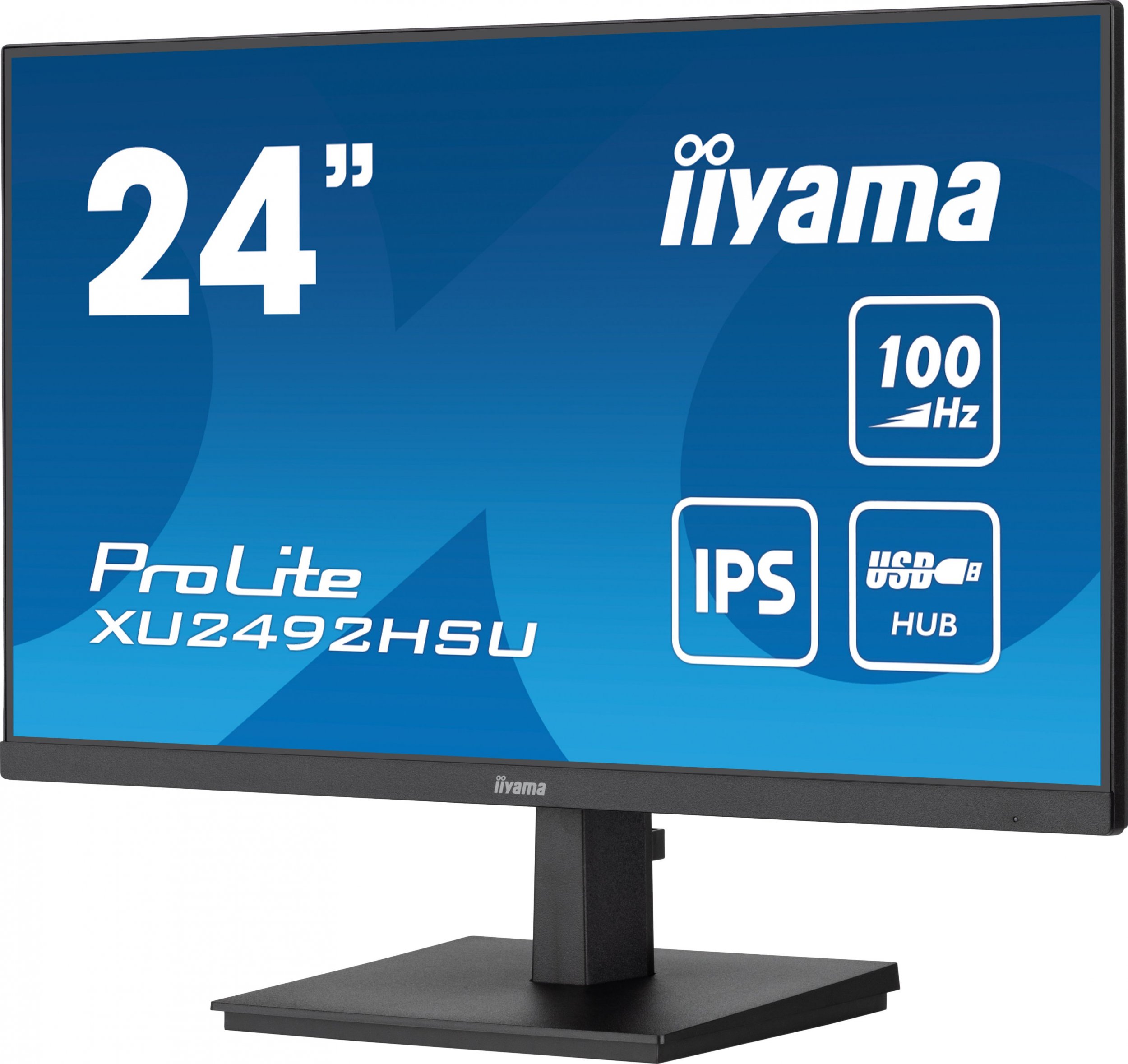 Monitor iiyama ProLite XU2492HSU-B6, 24", 100Hz, Full HD, i zi