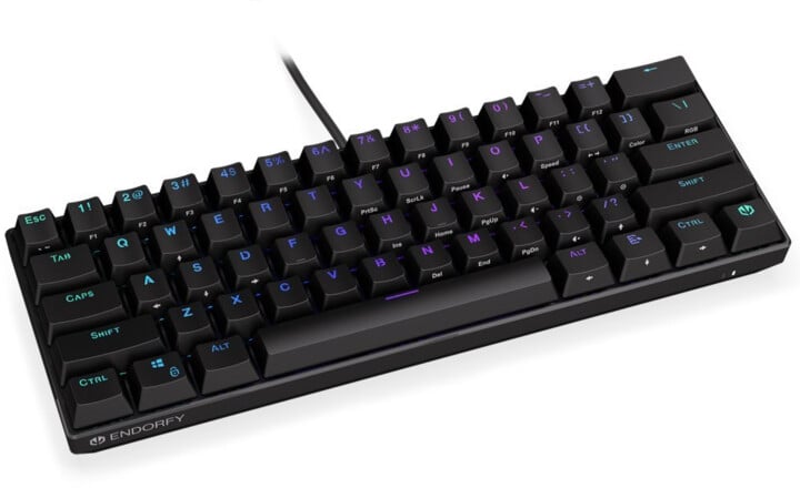 Tastierë Endorfy Thock Compact, 60%, Kailh Red, e zezë, US
