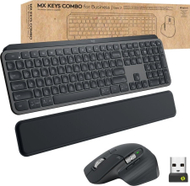 Set tastierë dhe maus Logitech MX Keys Combo for Business Gen 2, pa kabllo, Graphite
