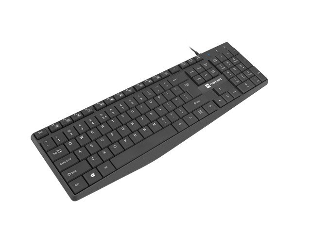 Tastierë Natec NAUTILUS, USB, e zezë