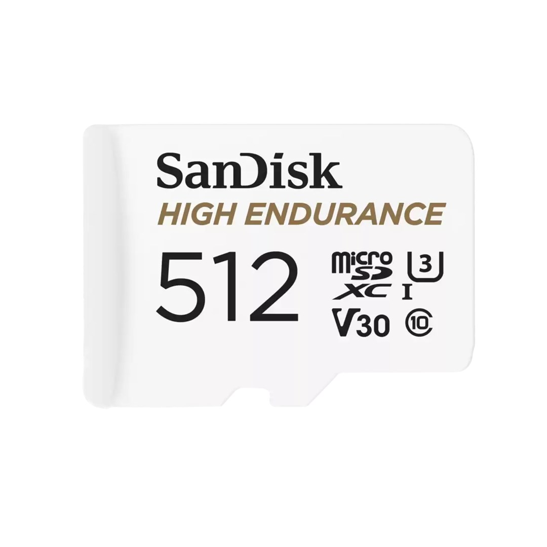 Kartë memorie SanDisk High Endurance, 512GB, microSDXC