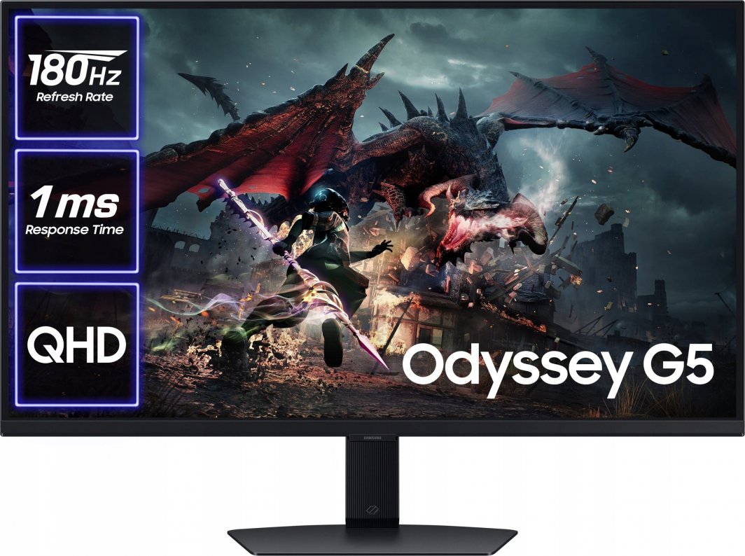 Monitor Samsung Odyssey G50D LS32DG500EUXEN, 32", WQHD, i zi