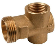 Aksesor kolektori Comap Male Manifold End Inlet M, hyrje 1", dalje 3/8" dhe 1/2, metalik