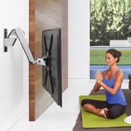 Mbajtëse muri për TV Ergotron 45-296-026, 30"-55", 18-40 lbs, i zi