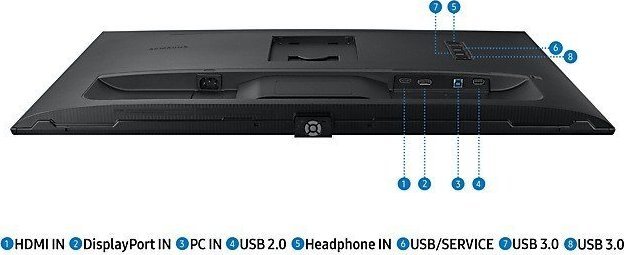 Monitor Samsung S80A - LED 32 ", 4K UHD, i zi