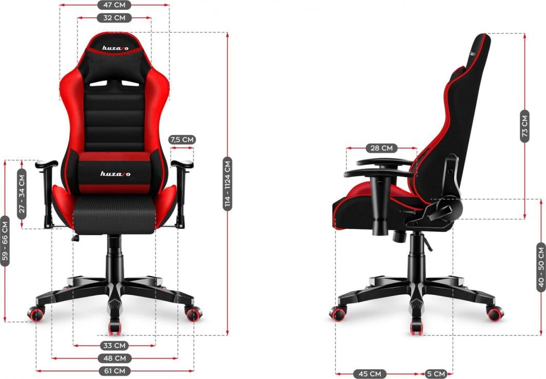 Karrige gaming Huzaro Ranger 6.0, për fëmijë, e kuqe