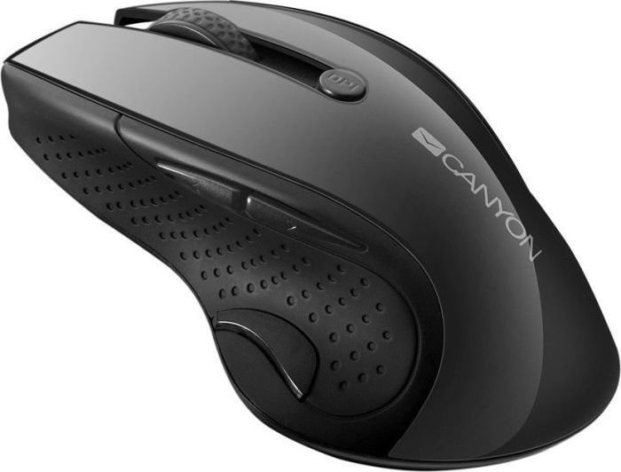 Maus Canyon Juoda, wireless, USB, i zi